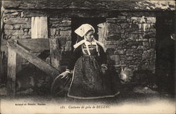 Costume de Gala de Beuzec Postcard