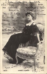Simone le Bargy - French Actress Postcard