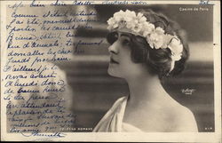 Gabrielle Colonna-Romano - French Actress Postcard