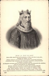 Jean II (dit Le Bon) Postcard