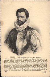 Henri Ier de Lorraine, Duc de Guise Postcard