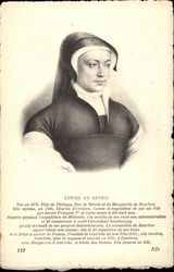 Louise de Savoie Postcard