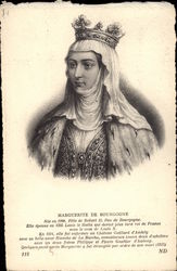 Marguerite de Bourgogne Postcard