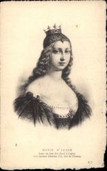 Marie d'Anjou Postcard