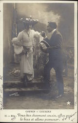 Cousin - Cousine Elle: Vous etes Charmant Cousin, Offrez Moi le Bras et Allons Promener Postcard