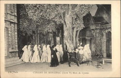 CYRANO DE BERGERAC (Acte V) Mort de Cyrano Postcard
