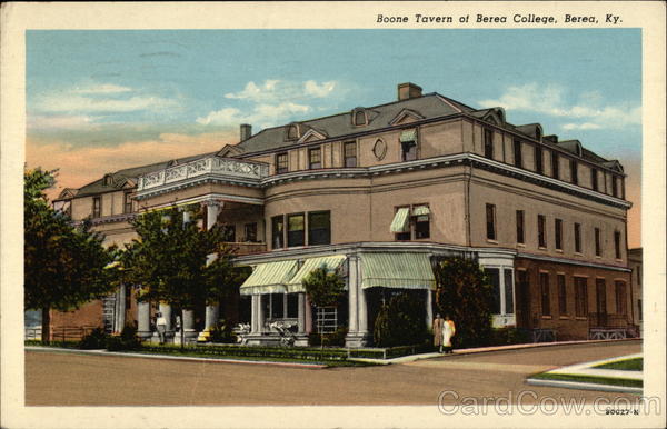 Boone Tavern Hotel, of Berea College Kentucky