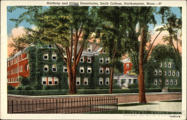 Northrop and Gillett Dormitories, Smith College Northampton Massachusetts