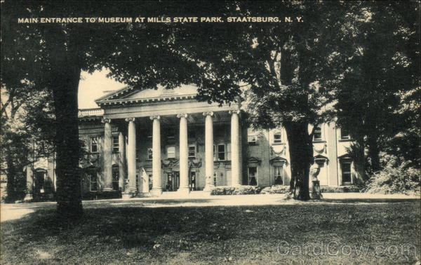 Main Entrance to Museum at Mills State Park Staatsburg New York