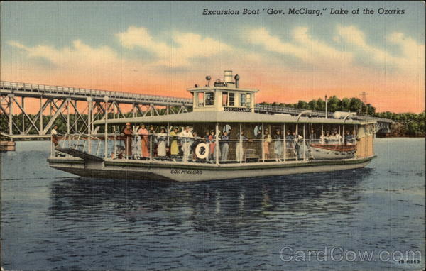 Excursion Boat Gov. McClurg Lake of the Ozarks Missouri