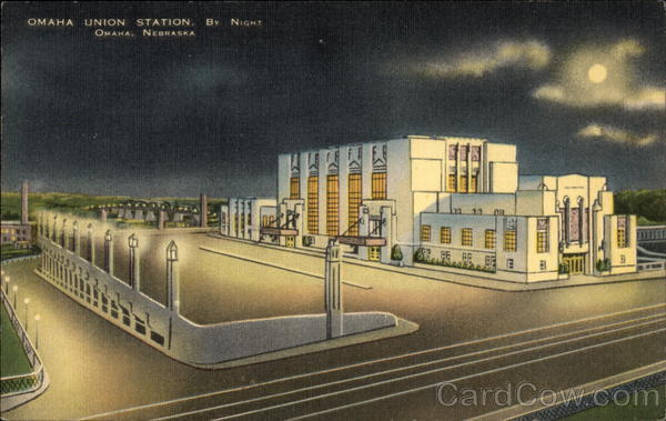 Union Station by Night Omaha Nebraska