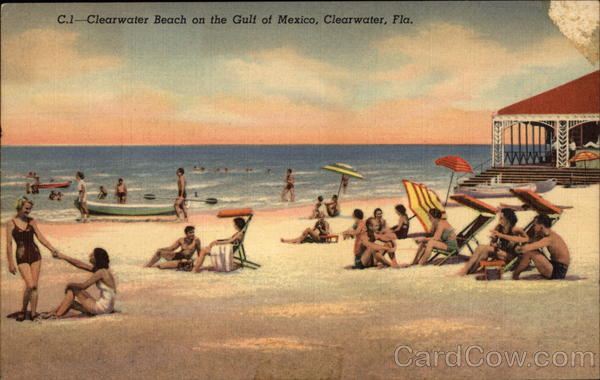 Clearwater Beach on the Gulf of Mexico Florida