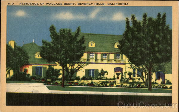 Residence of Wallace Beery Beverly Hills California