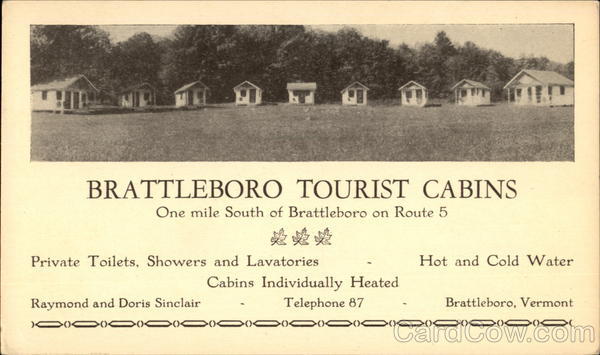 Brattleboro Tourist Cabins Vermont