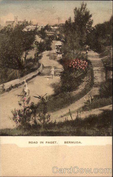 Road in Paget Bermuda UK