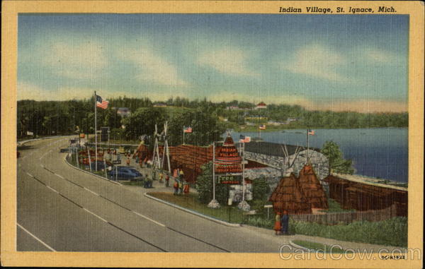 Indian Village Saint Ignace Michigan