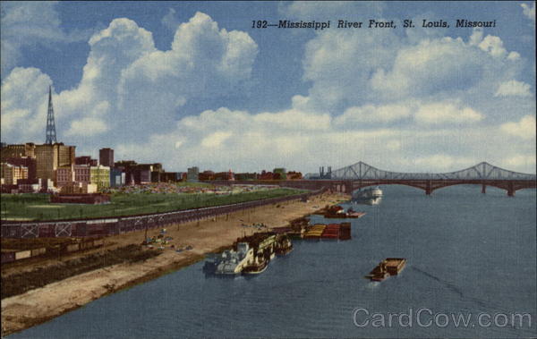 Mississippi River Front St. Louis Missouri