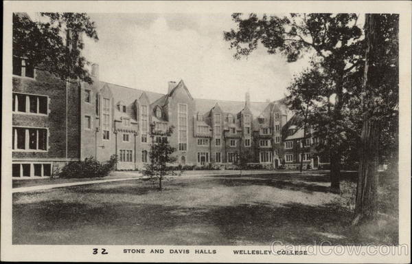 Stone and Davis Halls, Wellesley College Massachusetts