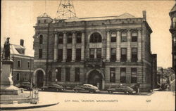 City Hall Taunton, MA Postcard Postcard