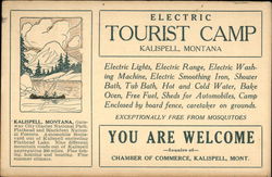Electric Tourist Camp Postcard