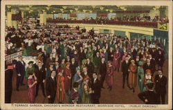 Terrace Garden, Wonder Restaurant, Morrison Hotel (Public Dancing) Postcard