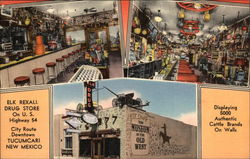 Elk Rexall Drug Store Postcard