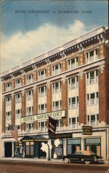 Hotel Davenport Stamford, CT Postcard Postcard