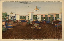 Attractive Mezzanine Parlor - New Rosslyn Hotels Postcard