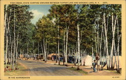 Fish Creek State Camping Grounds Postcard