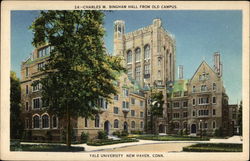 Charles W. Bingham Hall from Old Campus, Yale University Postcard