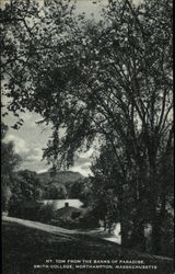 Mt. Tom From the Banks of Paradise, Smith College Postcard
