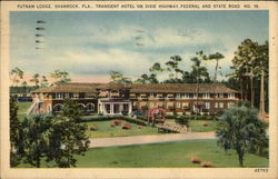 Putnam Lodge Shamrock, FL Postcard Postcard