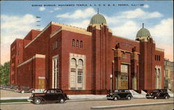 Shrine Mosque, Mohammed Temple, A. A. O. N. M. S Peoria, IL Postcard Postcard