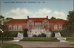 Shelter House, Brookside Park Postcard