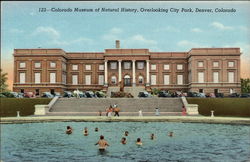 Colorado Museum of Natural History, Overlooking City Park Denver, CO Postcard Postcard
