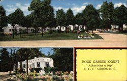 Rock Garden Court Postcard