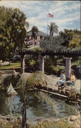 Main Building From Inspiration Point of the Paradise Valley Sanitarium and Hospital Postcard