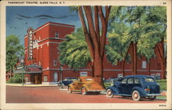 Paramount Theatre Glens Falls, NY Postcard Postcard