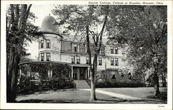 College of Wooster - Hoover Cottage Ohio Postcard Postcard