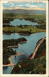 Lake Megunticook from Maidens Cliff Postcard