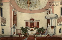 Interior of Main Post Chapel Postcard