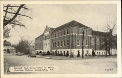 Ouachita College - Mitchell Hall Conservatory of Music Postcard
