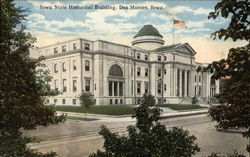 Iowa State Historical Building Des Moines, IA Postcard Postcard