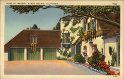 Home of Frederic March Postcard