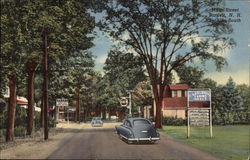 Main Street looking South Postcard