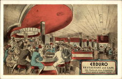 Enduro Restaurant and Cafe Brooklyn, NY Postcard Postcard