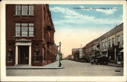 Market Street Washington, NC Postcard Postcard