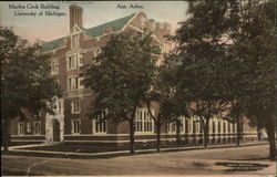 Martha Cook Building, University of Michigan Postcard