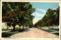 Looking Up Draper Street Postcard