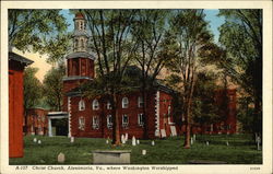 Christ Church, Where Washington Worshipped Alexandria, VA Postcard Postcard
